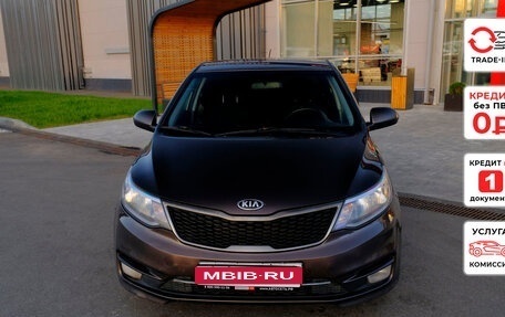 KIA Rio III рестайлинг, 2016 год, 860 000 рублей, 3 фотография