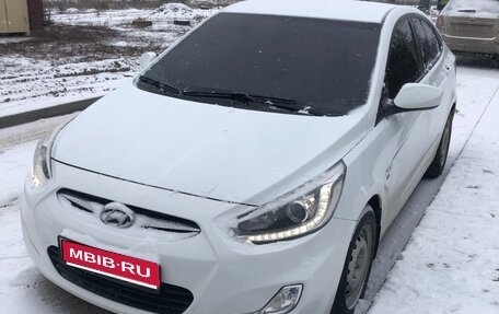 Hyundai Solaris II рестайлинг, 2014 год, 1 050 000 рублей, 1 фотография