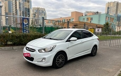 Hyundai Solaris II рестайлинг, 2011 год, 590 000 рублей, 1 фотография