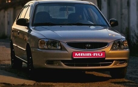 Hyundai Accent II, 2005 год, 370 000 рублей, 1 фотография