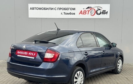 Skoda Rapid I, 2017 год, 955 000 рублей, 7 фотография