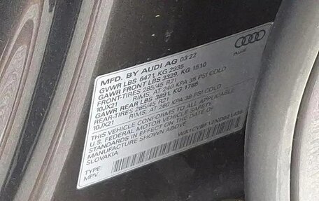 Audi Q8 I, 2022 год, 6 124 000 рублей, 29 фотография