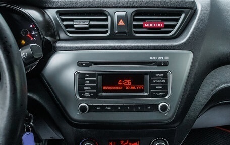 KIA Rio III рестайлинг, 2016 год, 814 000 рублей, 24 фотография