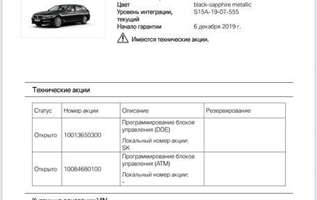 BMW 5 серия, 2019 год, 7 350 000 рублей, 9 фотография