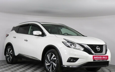 Nissan Murano, 2018 год, 2 997 000 рублей, 3 фотография