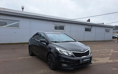 KIA Rio III рестайлинг, 2016 год, 653 100 рублей, 3 фотография