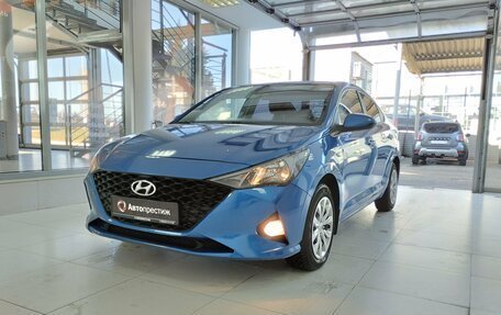 Hyundai Solaris II рестайлинг, 2021 год, 1 340 000 рублей, 3 фотография