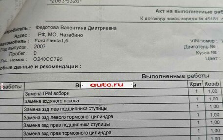 Ford Fiesta, 2007 год, 370 000 рублей, 37 фотография