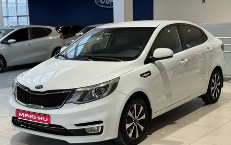 KIA Rio III рестайлинг, 2016 год, 855 000 рублей, 1 фотография