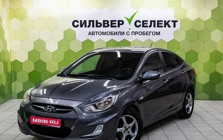 Hyundai Solaris II рестайлинг, 2011 год, 750 000 рублей, 1 фотография