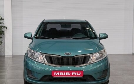 KIA Rio III рестайлинг, 2012 год, 982 500 рублей, 2 фотография