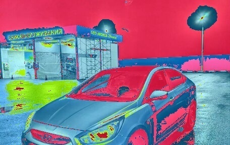 Hyundai Solaris II рестайлинг, 2011 год, 570 000 рублей, 6 фотография