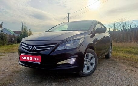 Hyundai Solaris II рестайлинг, 2014 год, 650 000 рублей, 1 фотография