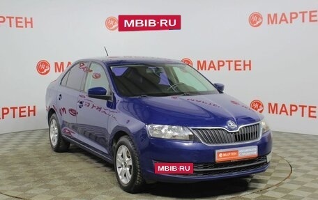 Skoda Rapid I, 2015 год, 945 000 рублей, 3 фотография