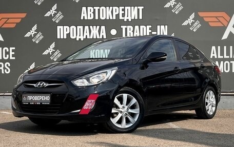 Hyundai Solaris II рестайлинг, 2011 год, 810 000 рублей, 3 фотография
