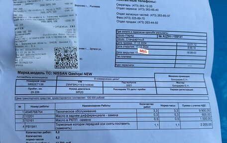 Nissan Qashqai, 2021 год, 3 150 000 рублей, 16 фотография