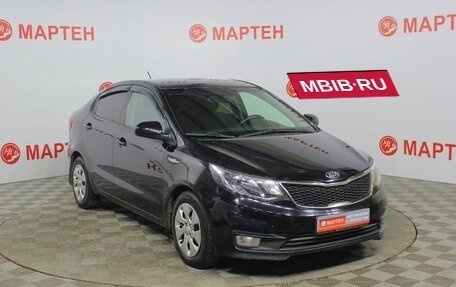 KIA Rio III рестайлинг, 2016 год, 967 000 рублей, 3 фотография