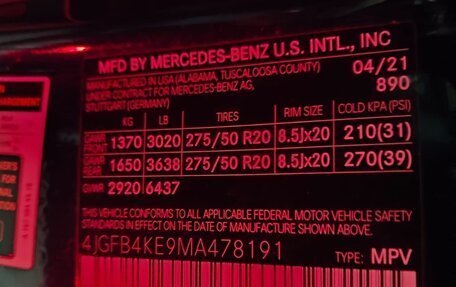 Mercedes-Benz GLE, 2021 год, 6 500 000 рублей, 23 фотография