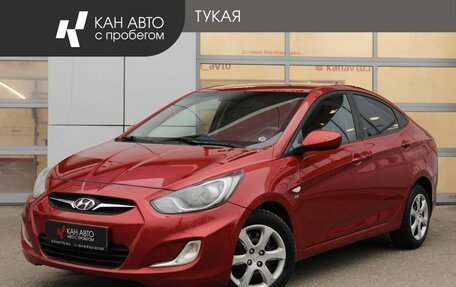 Hyundai Solaris II рестайлинг, 2011 год, 599 000 рублей, 1 фотография