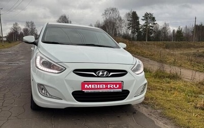Hyundai Solaris II рестайлинг, 2013 год, 1 100 000 рублей, 1 фотография