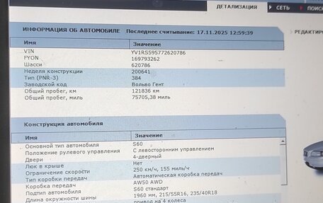 Volvo S60 III, 2006 год, 750 000 рублей, 35 фотография