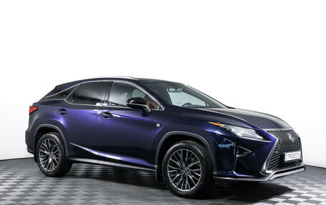 Lexus RX IV рестайлинг, 2017 год, 3 590 000 рублей, 3 фотография