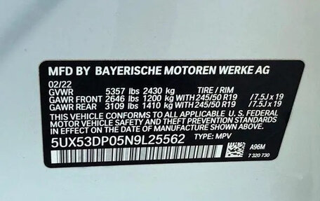 BMW X3, 2022 год, 28 фотография