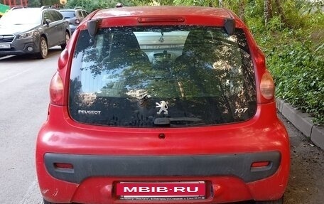 Peugeot 107 I рестайлинг, 2007 год, 120 000 рублей, 7 фотография