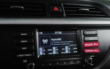 KIA Rio IV, 2018 год, 1 445 000 рублей, 17 фотография