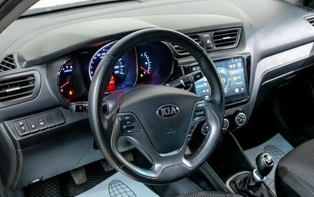 KIA Rio III рестайлинг, 2016 год, 864 000 рублей, 15 фотография
