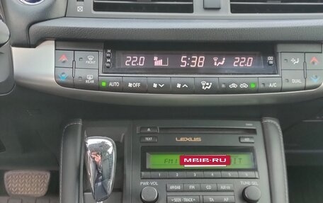 Lexus CT I рестайлинг, 2012 год, 1 550 000 рублей, 28 фотография