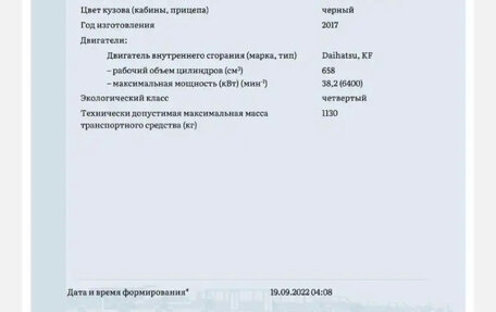 Daihatsu Move VI рестайлинг, 2017 год, 1 000 000 рублей, 12 фотография