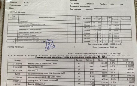 Volvo XC70 II рестайлинг, 2011 год, 1 790 000 рублей, 27 фотография