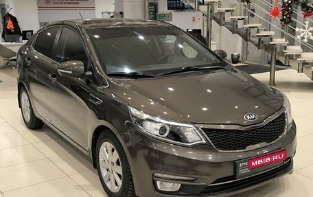 KIA Rio III рестайлинг, 2015 год, 890 000 рублей, 3 фотография