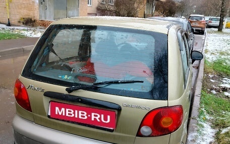 Daewoo Matiz I, 2008 год, 105 000 рублей, 4 фотография