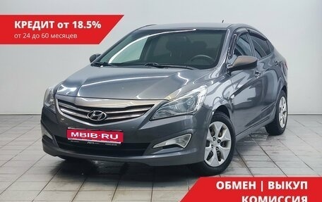 Hyundai Solaris II рестайлинг, 2014 год, 900 000 рублей, 1 фотография