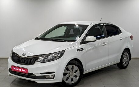 KIA Rio III рестайлинг, 2016 год, 1 090 000 рублей, 1 фотография