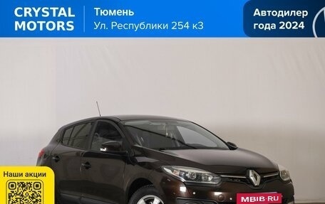 Renault Megane III, 2014 год, 999 000 рублей, 2 фотография