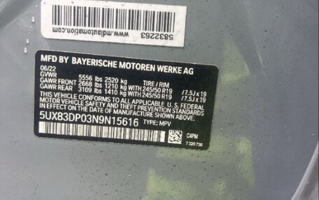 BMW X3, 2022 год, 5 600 000 рублей, 16 фотография