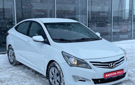 Hyundai Solaris II рестайлинг, 2014 год, 1 000 000 рублей, 1 фотография