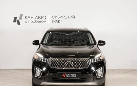 KIA Sorento III Prime рестайлинг, 2016 год, 2 590 600 рублей, 2 фотография