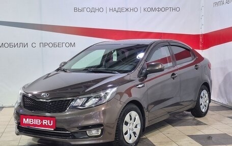 KIA Rio III рестайлинг, 2016 год, 996 000 рублей, 3 фотография