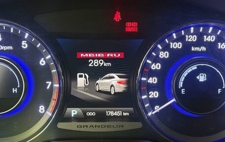 Hyundai Grandeur, 2012 год, 1 750 000 рублей, 16 фотография