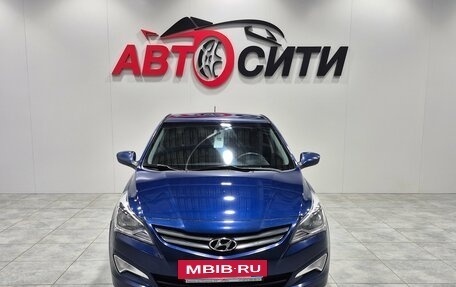 Hyundai Solaris II рестайлинг, 2014 год, 855 000 рублей, 2 фотография