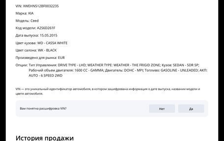 KIA cee'd III, 2015 год, 870 000 рублей, 13 фотография