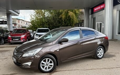 Hyundai Solaris II рестайлинг, 2014 год, 1 075 000 рублей, 1 фотография