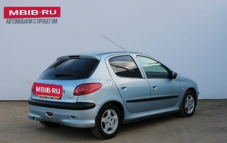 Peugeot 206, 2004 год, 249 000 рублей, 5 фотография