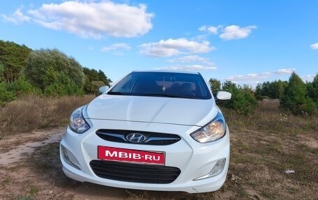Hyundai Solaris II рестайлинг, 2012 год, 750 000 рублей, 14 фотография