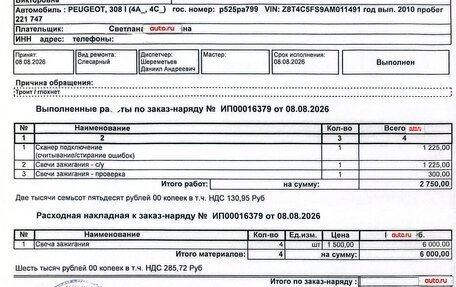 Peugeot 308 II, 2010 год, 300 000 рублей, 12 фотография