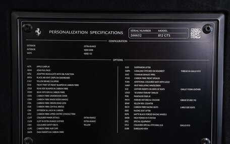 Ferrari 812, 2021 год, 39 900 000 рублей, 27 фотография
